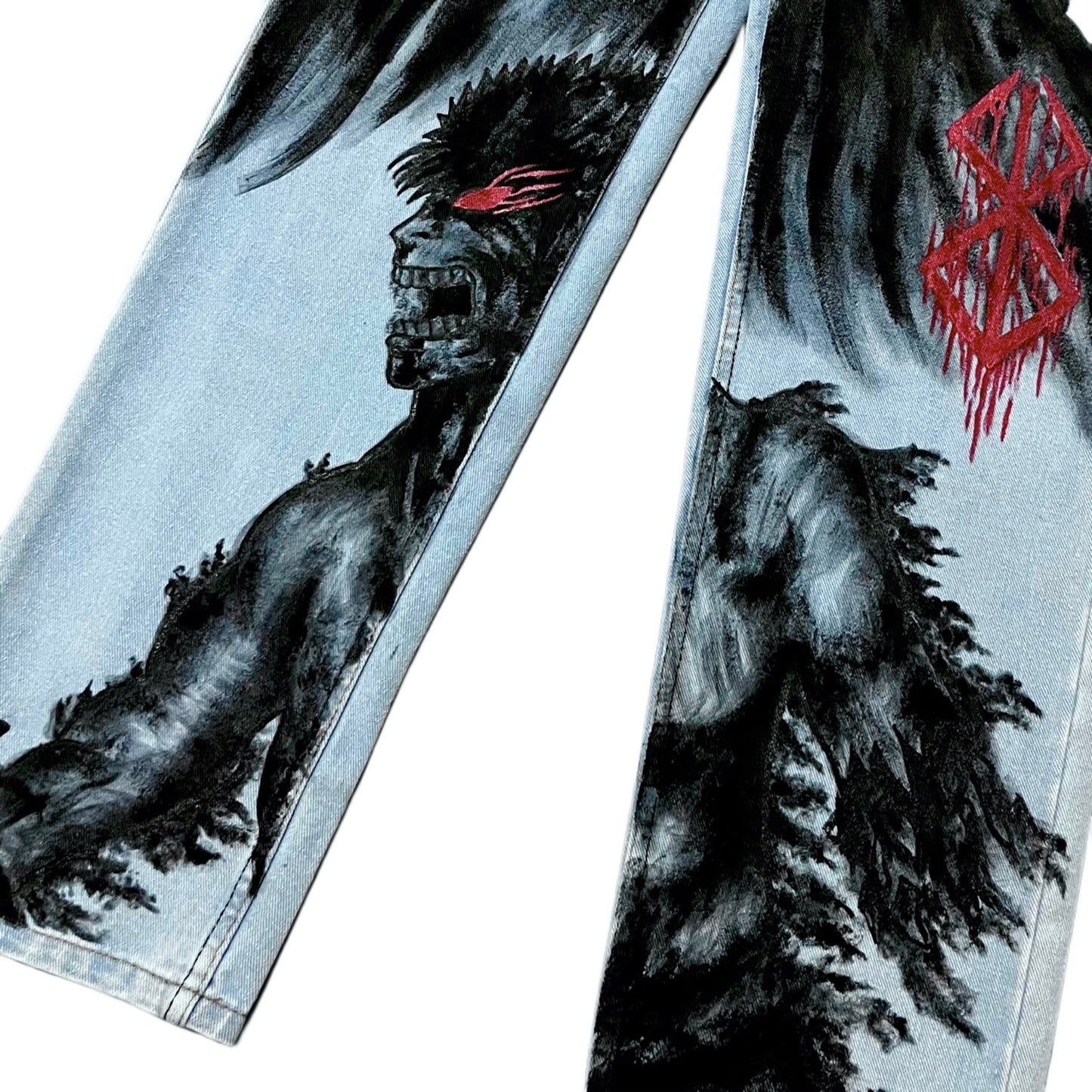 Blue jeans guts anime manga jeans
